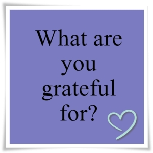 Please share your gratitude today.